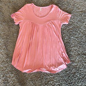 Light Pink Swing Tunic Top
